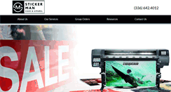 Desktop Screenshot of mystickerman.com